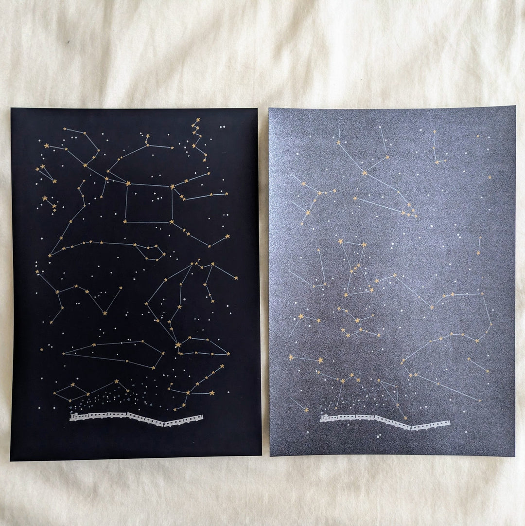 knoten letterpress / Letter Writing Set-Constellations of the Four Seasons