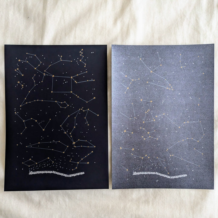 knoten letterpress / Letter Writing Set-Constellations of the Four Seasons