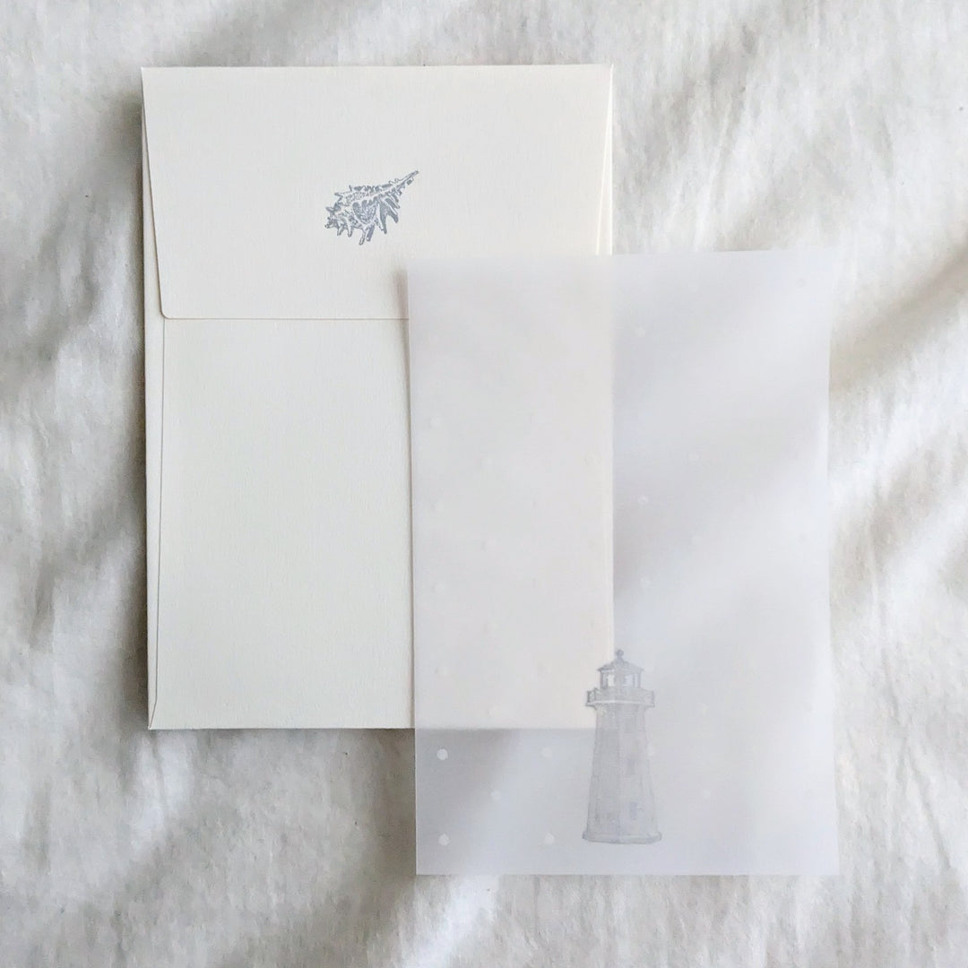 knoten letterpress / Envelope Set -Lighthouse