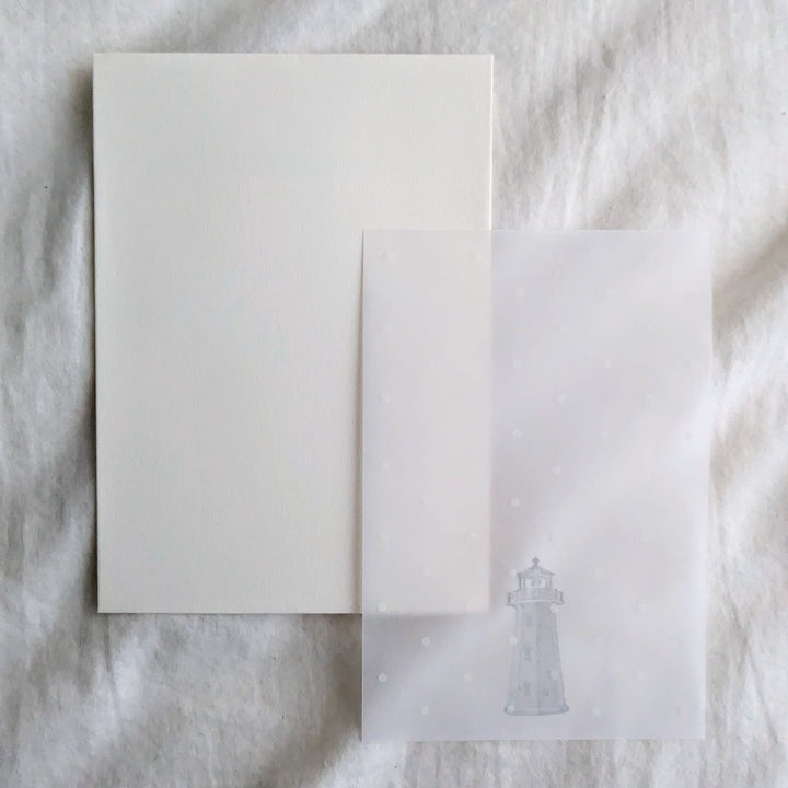 knoten letterpress / Envelope Set -Lighthouse