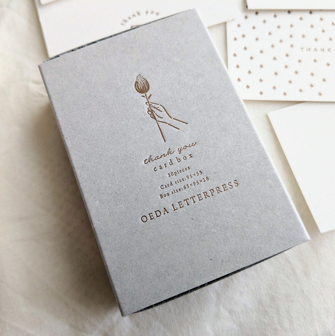 [ New! ] Thank you card box Bronze