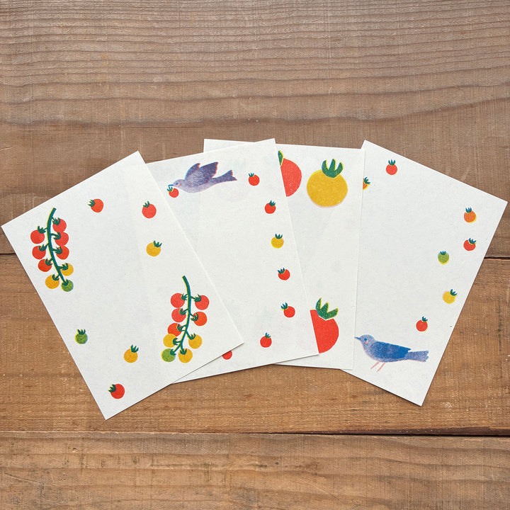 Itsuko Naka / Memo Pad 3 -Little Cherry Tomatoes Rolling Around
