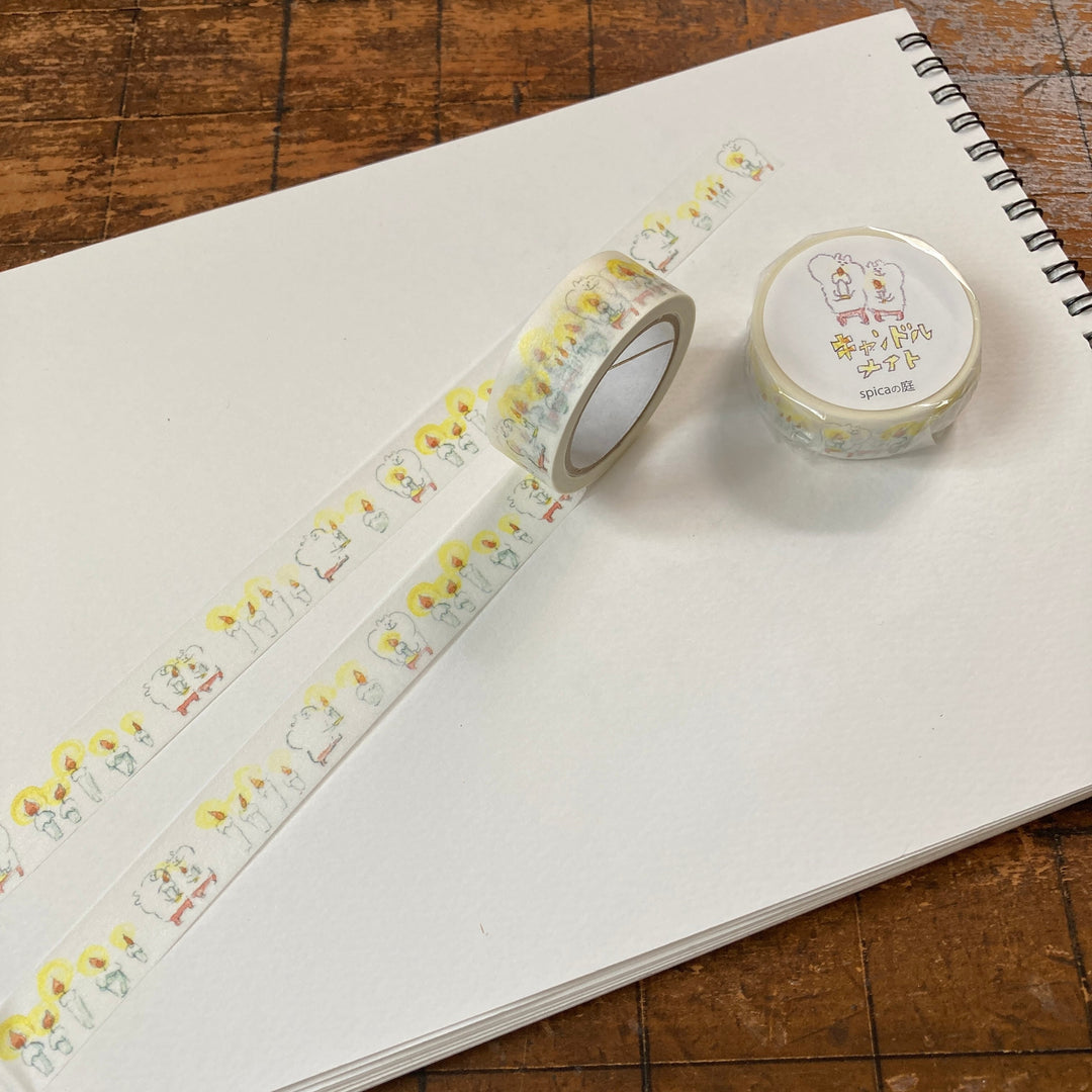 spica garden / Washi Tape -candle night SM22
