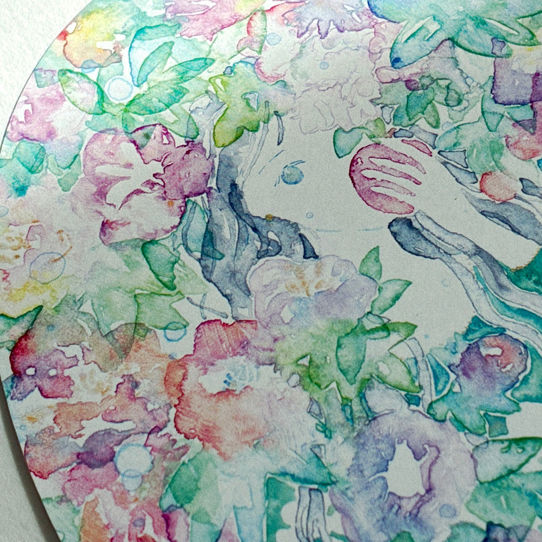 清水美紅 / 丸いカード -赤