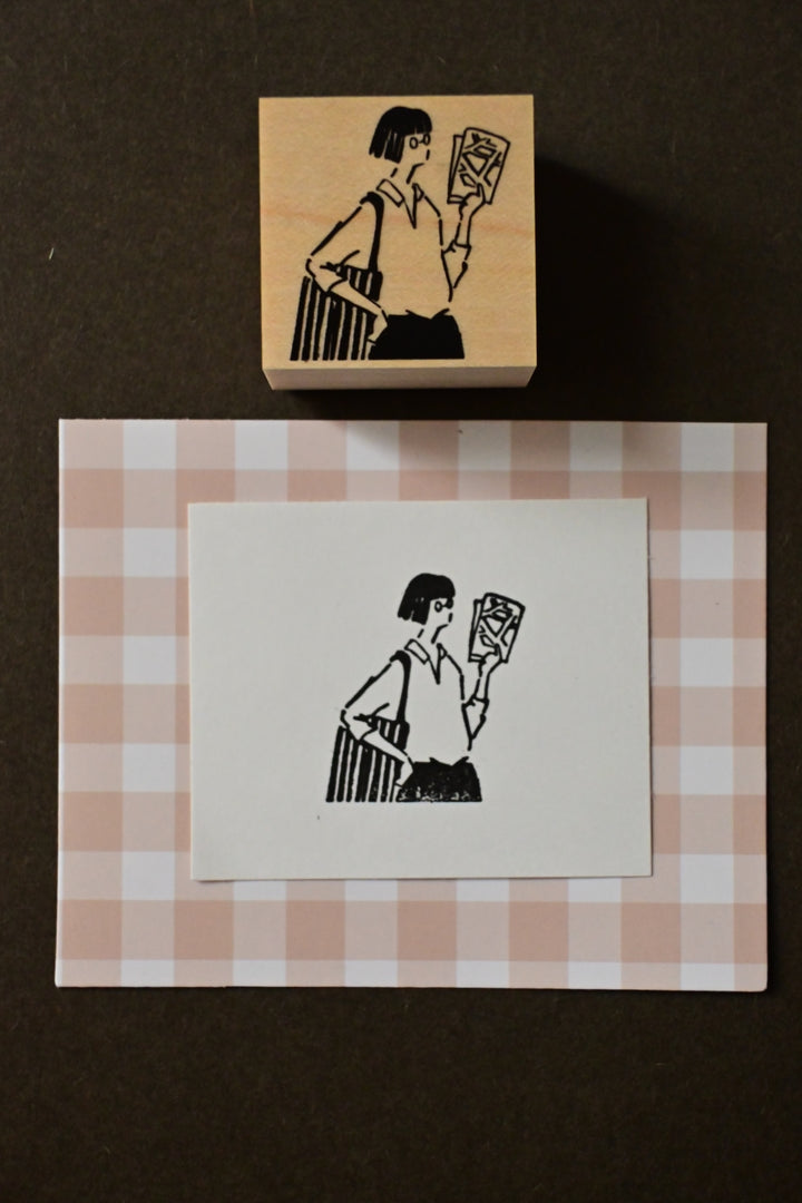 MA7stamp / Rubber Stamp -Lost Fumiko