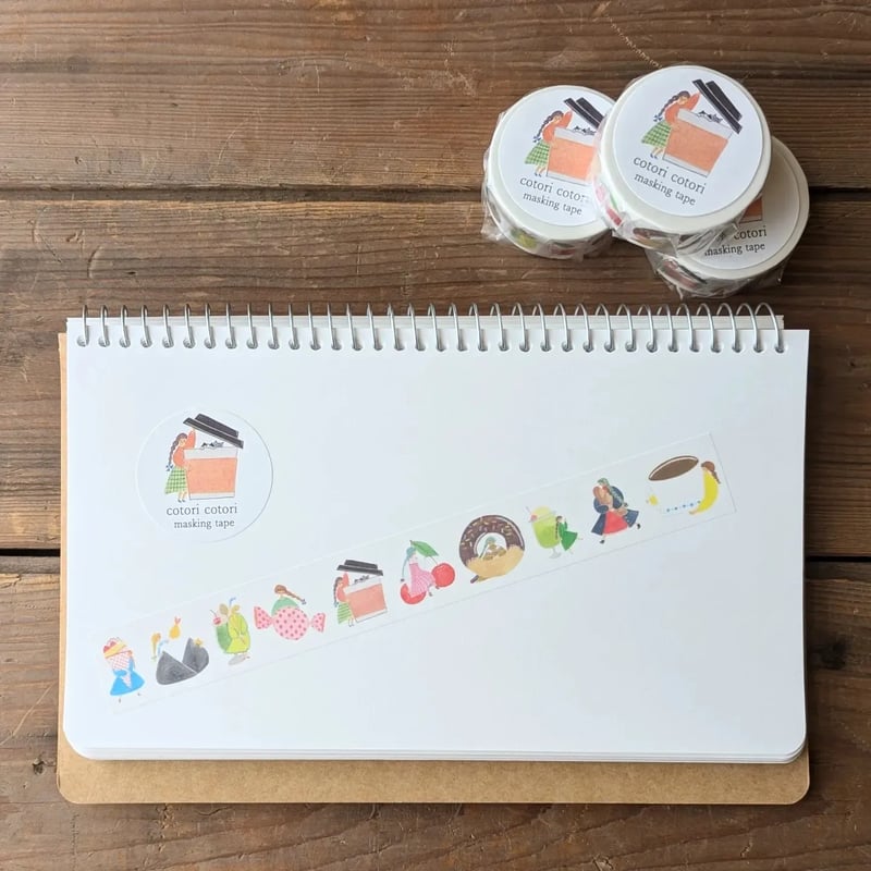 Cotori Cotori / Washi Tape -Food and Girls