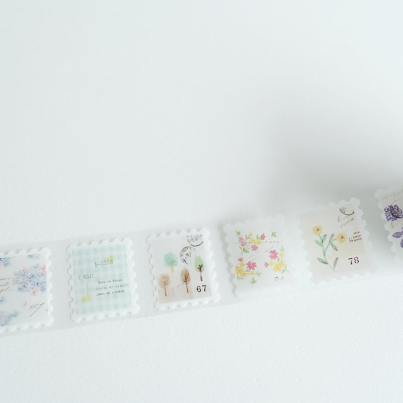 Yohaku / Rolled Sticker -Letter P-007