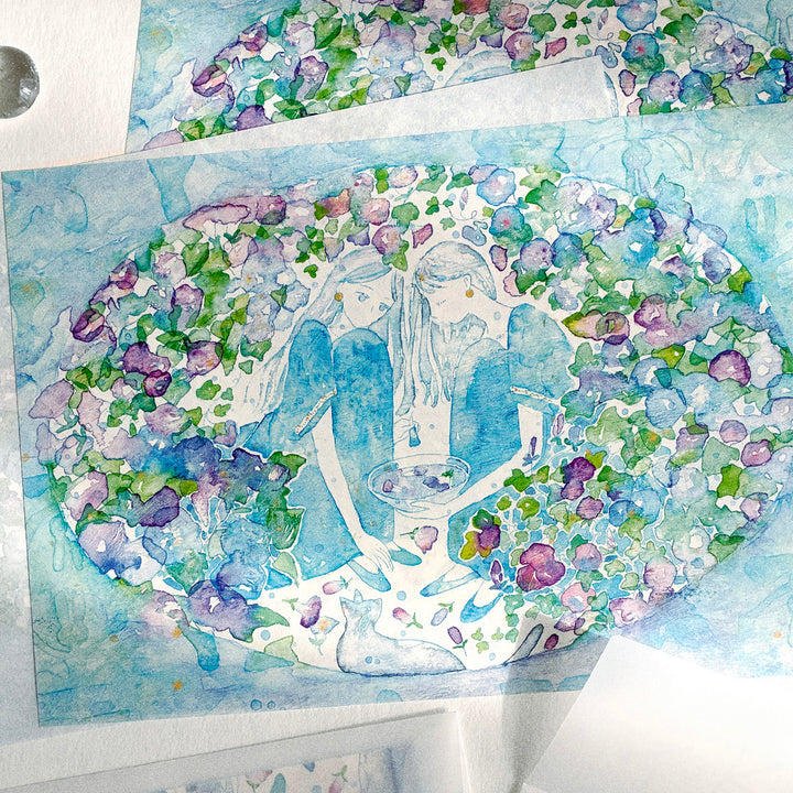 Miku Shimizu / Letter Writing Set -Let's make colored water