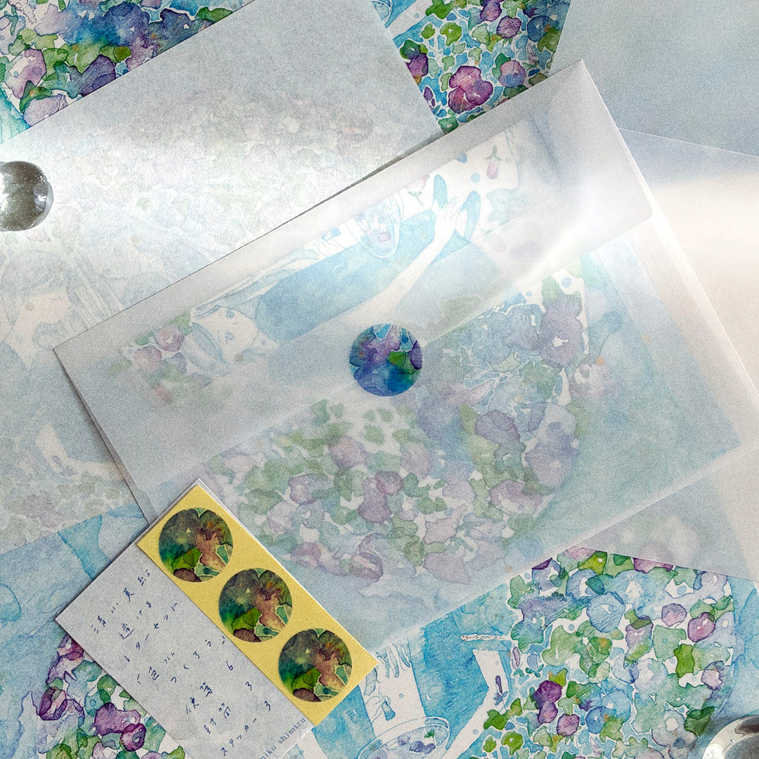 Miku Shimizu / Letter Writing Set -Let's make colored water