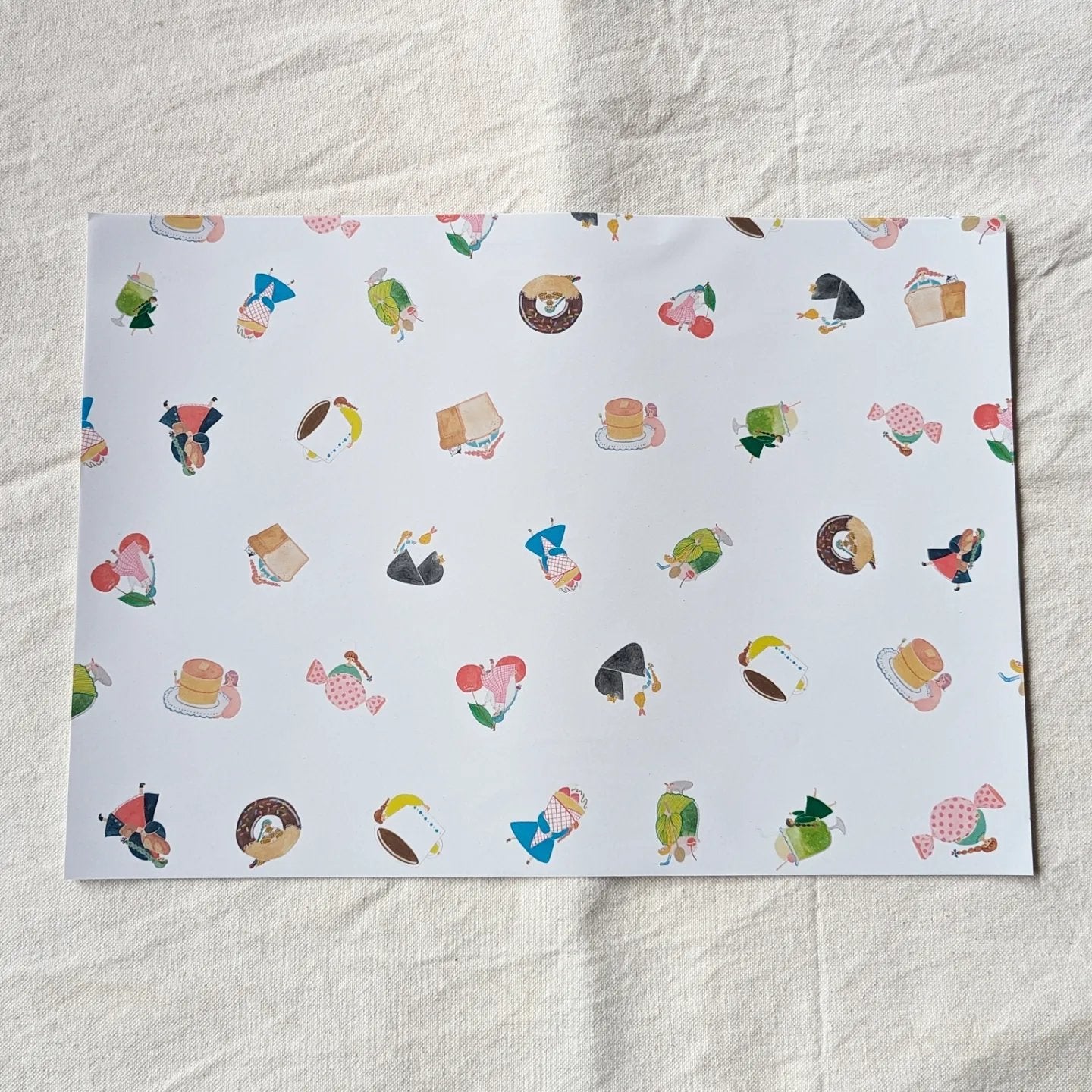Cotori Cotori / A4 Paper -Tasty Food – PAPER SHOP JAPAN