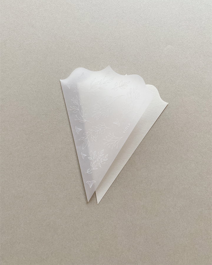 VIOLA / Ruffle paper (Set of 4 types)
