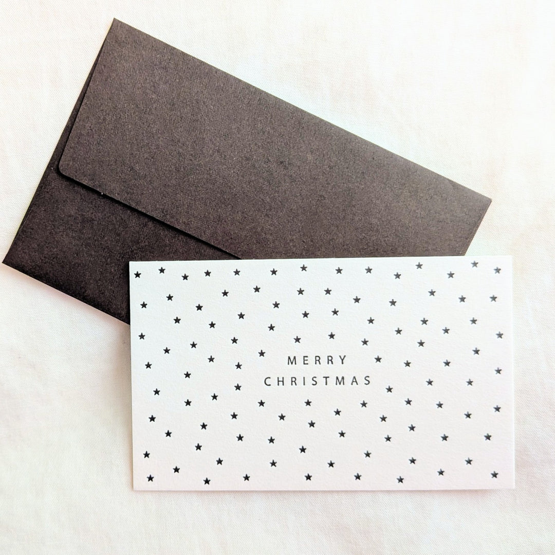 OEDA LETTERPRESS / Letterpress X'mas card (star)