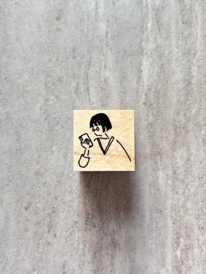 MA7stamp / Rubber Stamp -Smartphone Fumiko