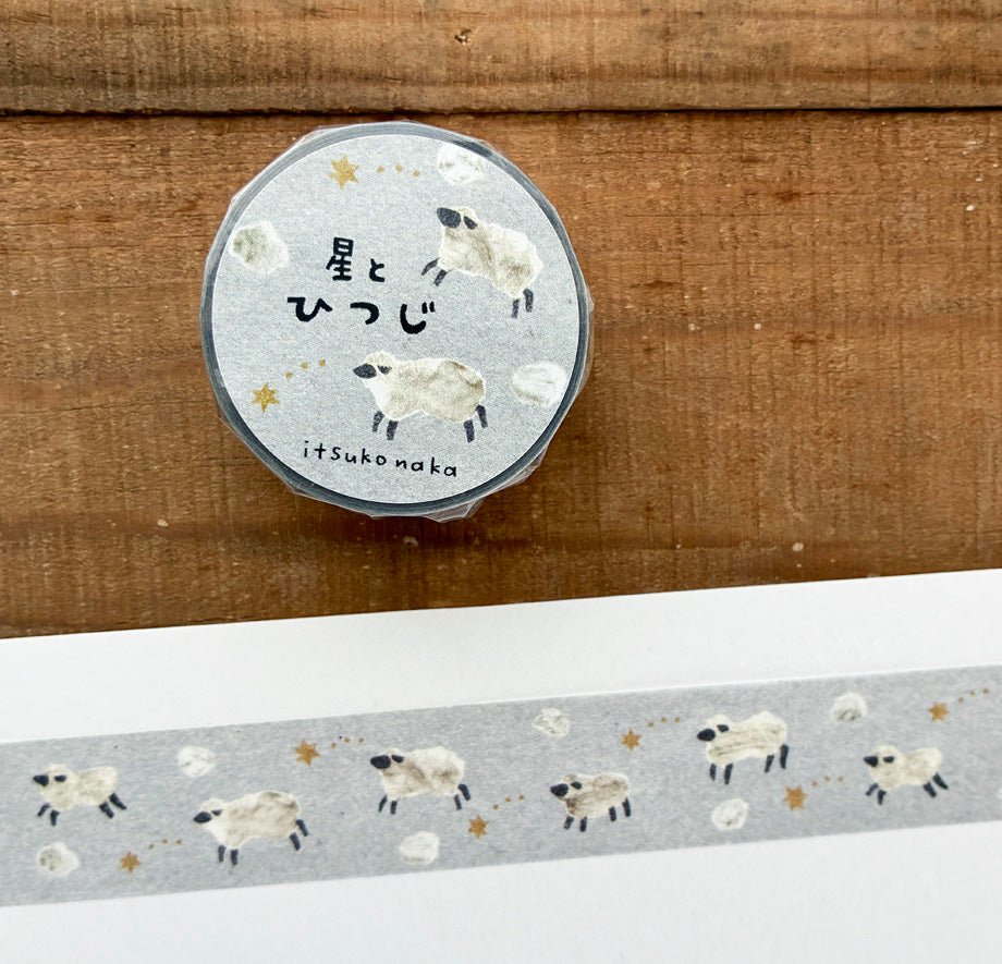 Itsuko Naka / Washi Tape -Stars and Sheep MT_16