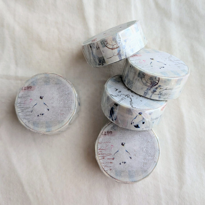 Yohaku / Foil-stamped Washi Tape -Winter Retreat YH-006