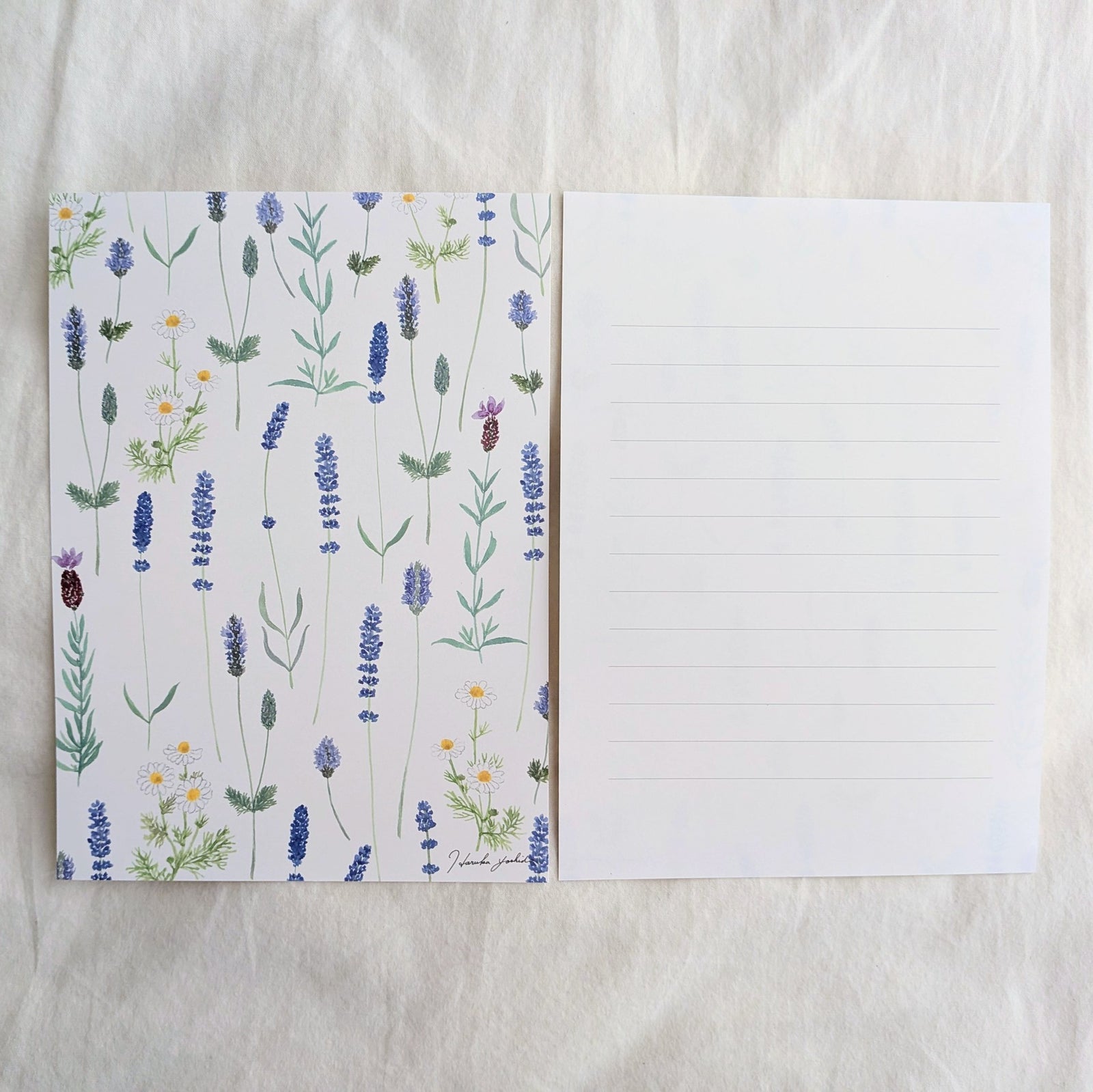 harukazeiro (吉田春香)/ Letter Writing Set -lavender