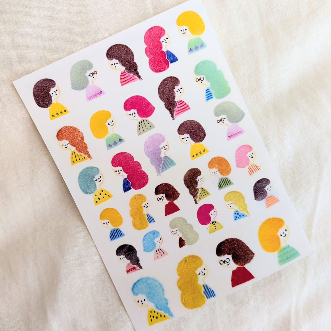 Cotori Cotori / Translucent seal shee -The Girls of Stamp