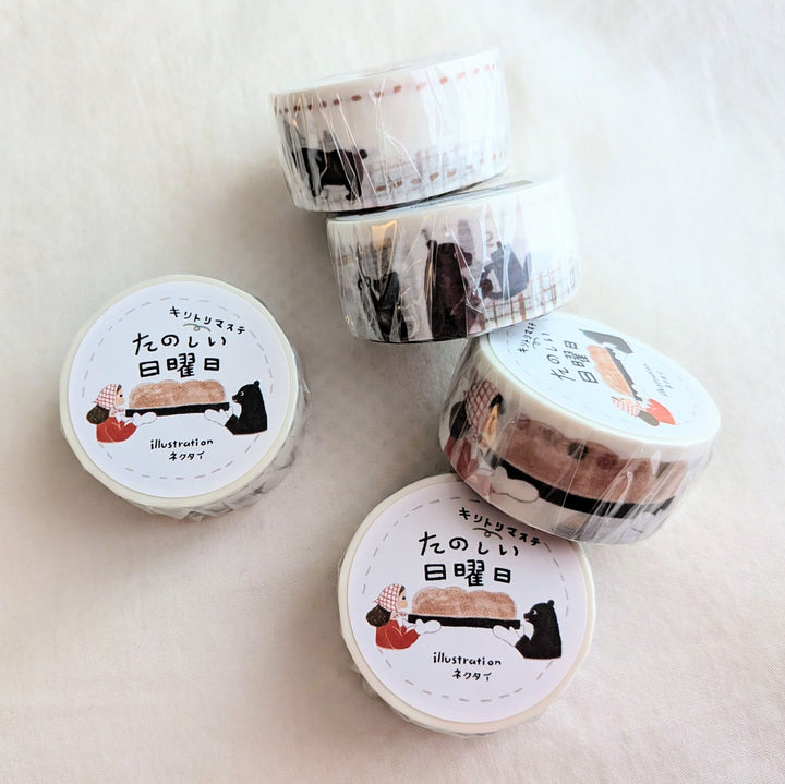 Necktie / Cuttable Washi Tape -Fun Sunday