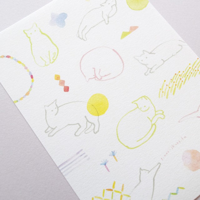 Tomoko Shinozuka / Mini Letter Paper - Cats