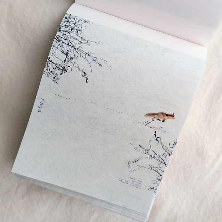 Yohaku / Memo Pad -Snow Play M-197