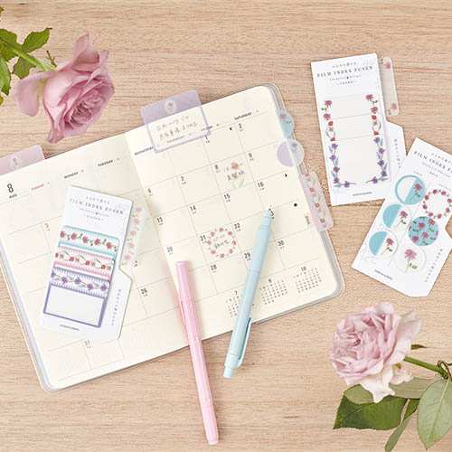 Hibiyakadan / Index Sticky Note -Rose