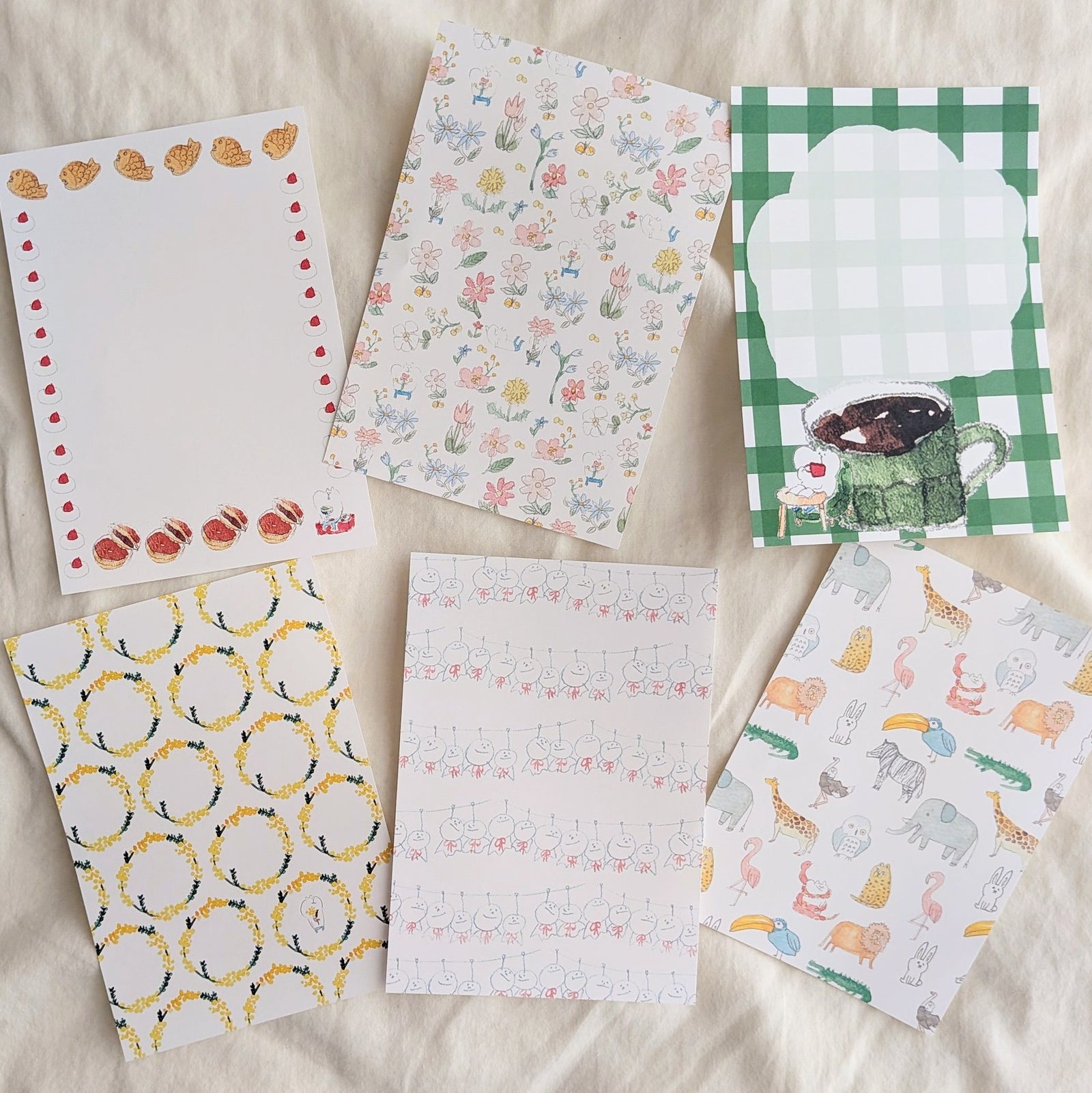 spica garden / A6 Letter Paper - 30 Designs A6-1