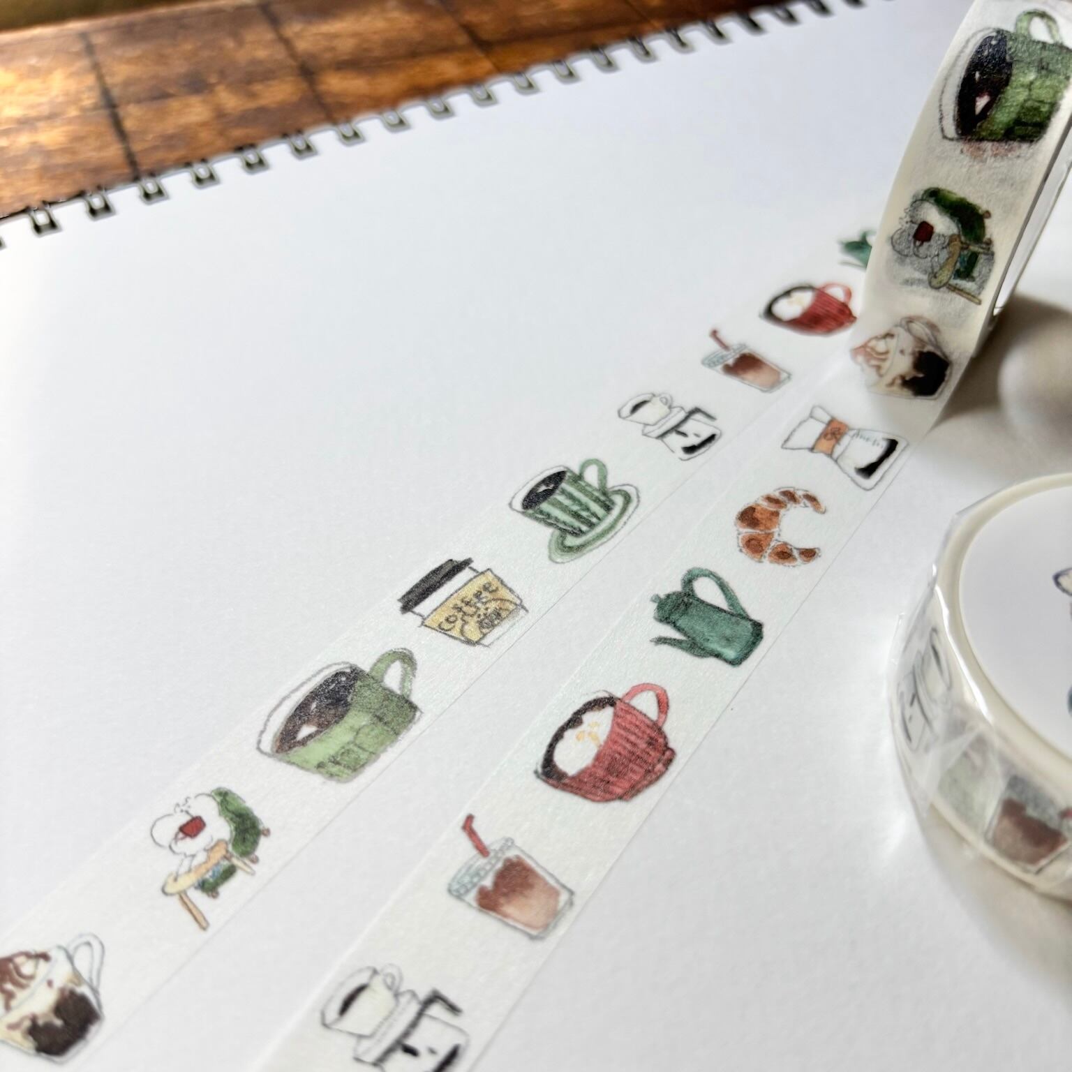 spica garden / Washi Tape -muu-chan coffee SM65