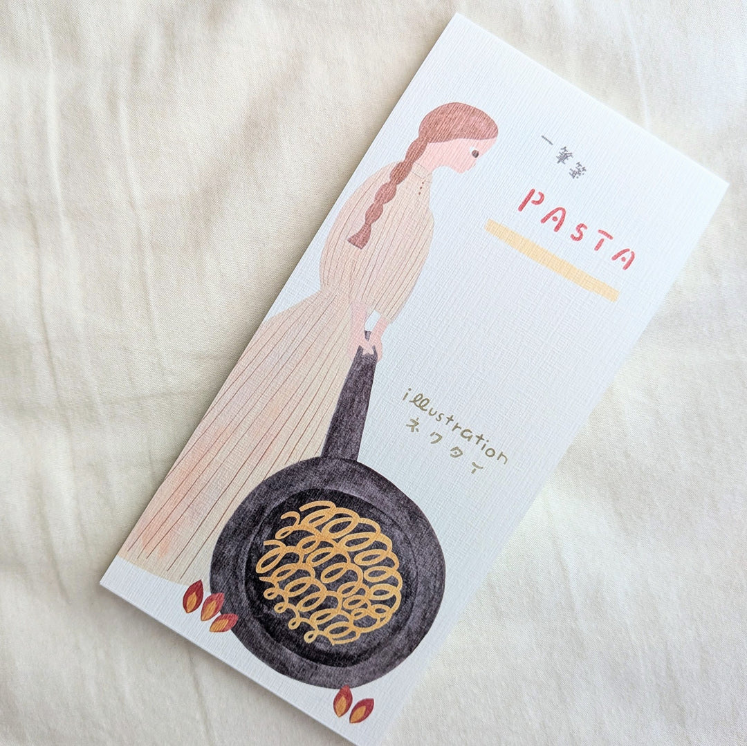 Necktie x cozyca products / Letter Writing Pad -PASTA