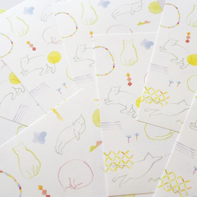 Tomoko Shinozuka / Mini Letter Paper - Cats