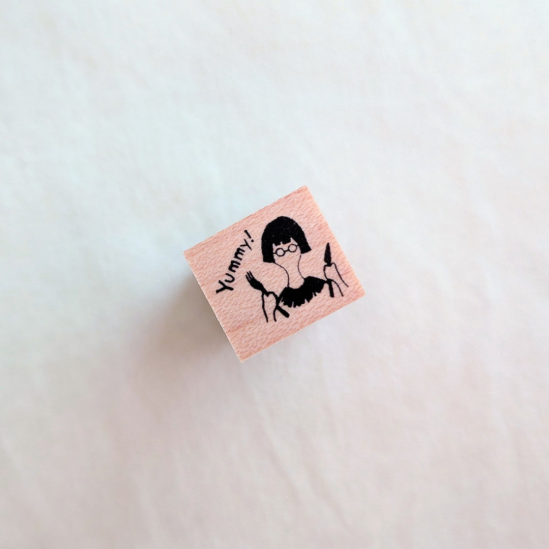 MA7stamp / Rubber Stamp -Yummy! Fumiko