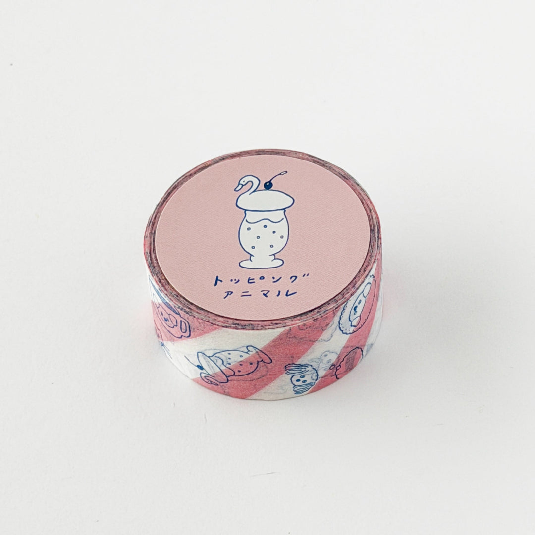 Tobimatsu Shoichiro x Mizushima / Washi Tape -Topping Animals