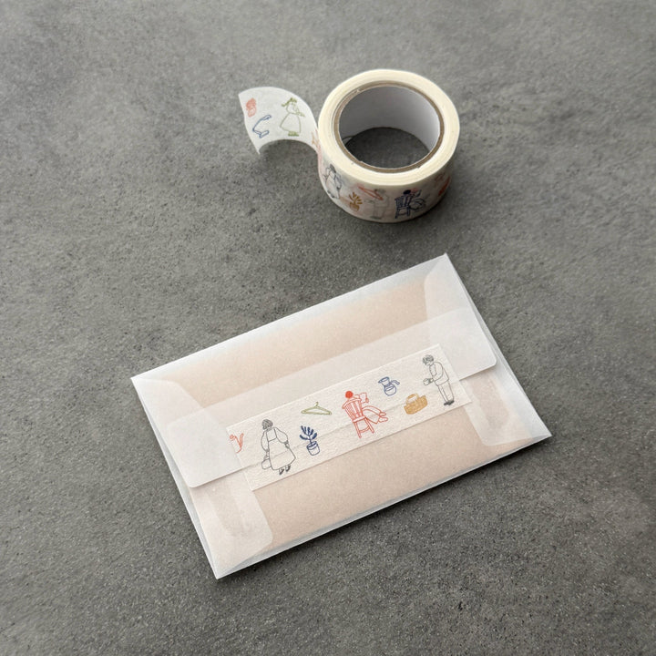 Tobimatsu Shoichiro x Mizushima / Washi Tape -Motifs of Daily Life