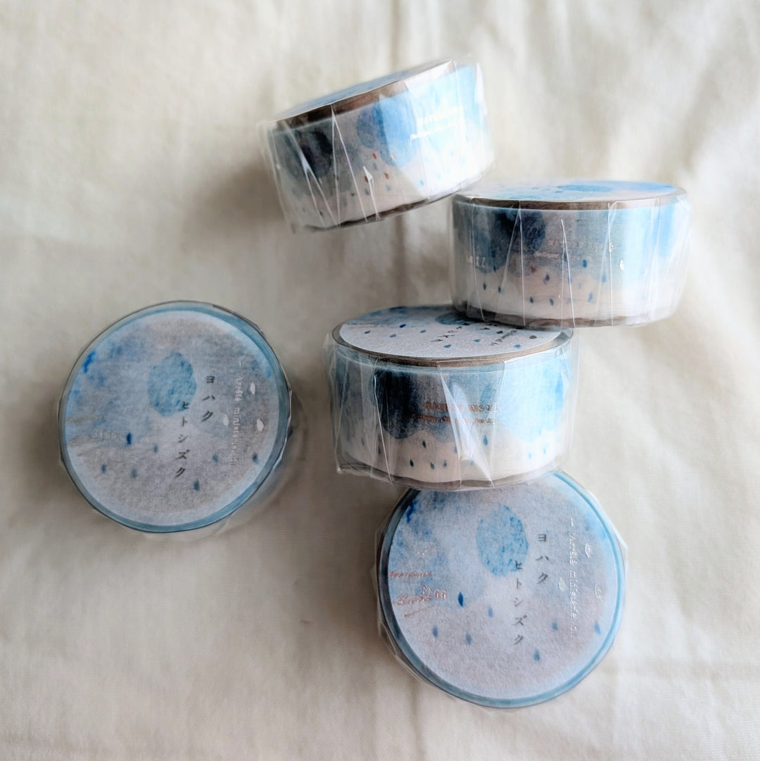 Yohaku / Foil-stamped Dicut Washi Tape -A Drop YD-002