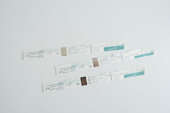 Yohaku / Foil-stamped Washi Tape -White birch forest YH-008