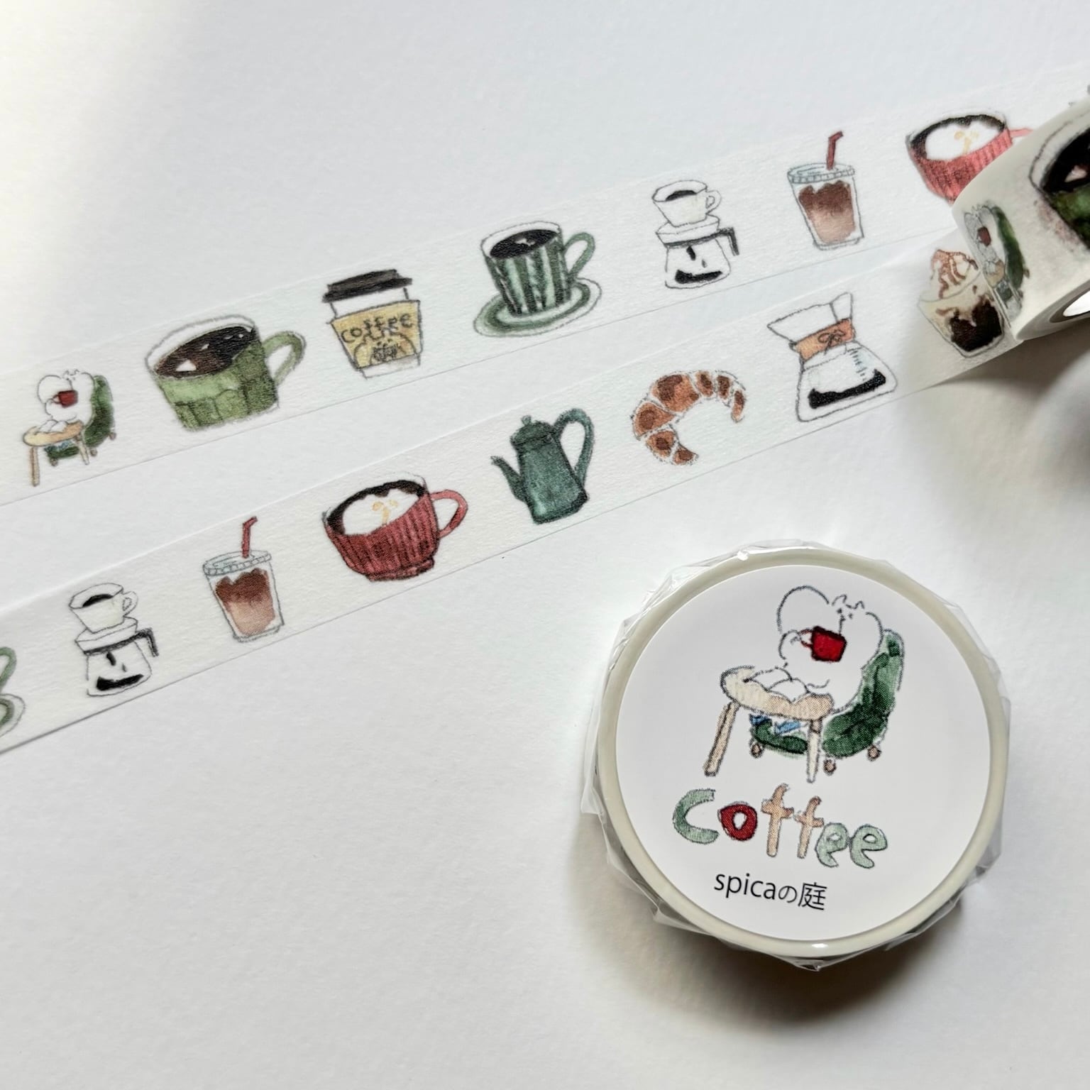 spica garden / Washi Tape -muu-chan coffee SM65