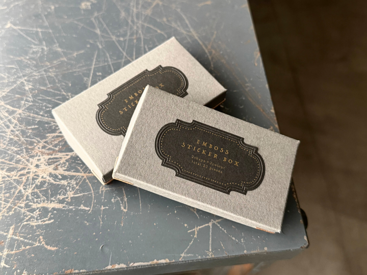 OEDA LETTERPRESS / ENBOSS STICKER BOX