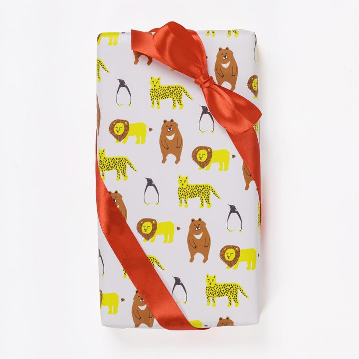 REGARO PAPIRO / Wrapping Paper -Animals /5 sheets