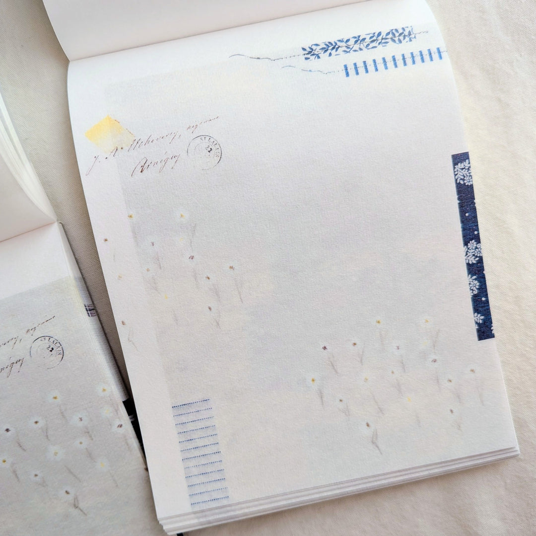 Yohaku / Memo Pad Collaboration with CHECK&STRIPE -Winter Haze YC-029