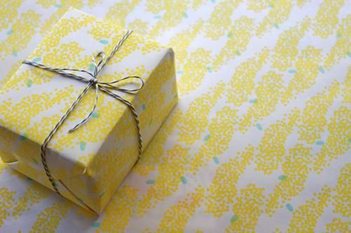 REGARO PAPIRO / Wrapping Paper -Mimosa /5 sheets