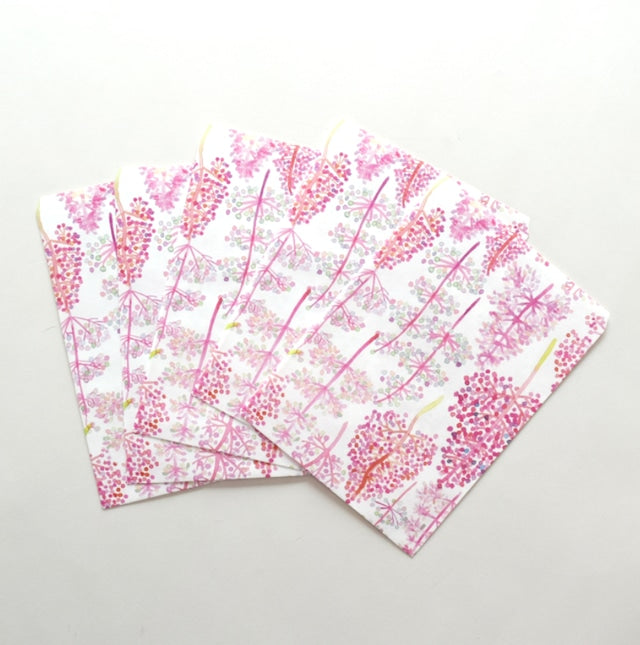 Tomoko Shinozuka / envelope 5set - Asian Grapes