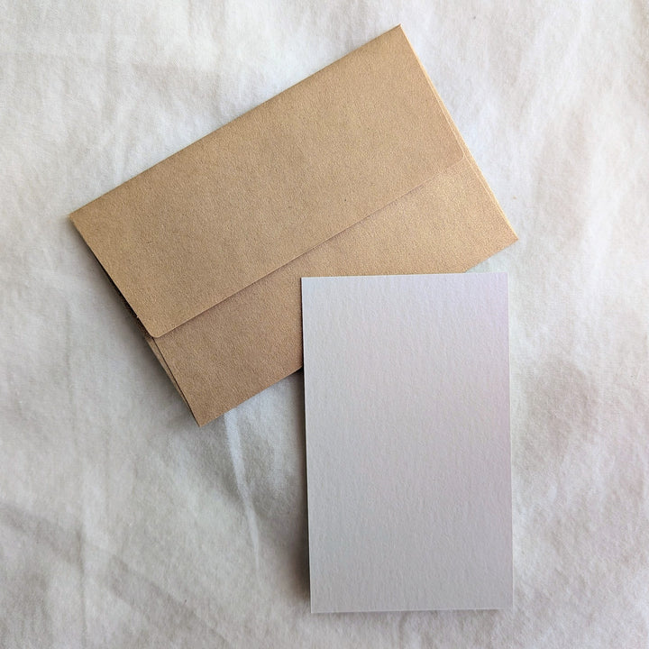 knoten letterpress / Mini Card Set -Candle Tree /mauve