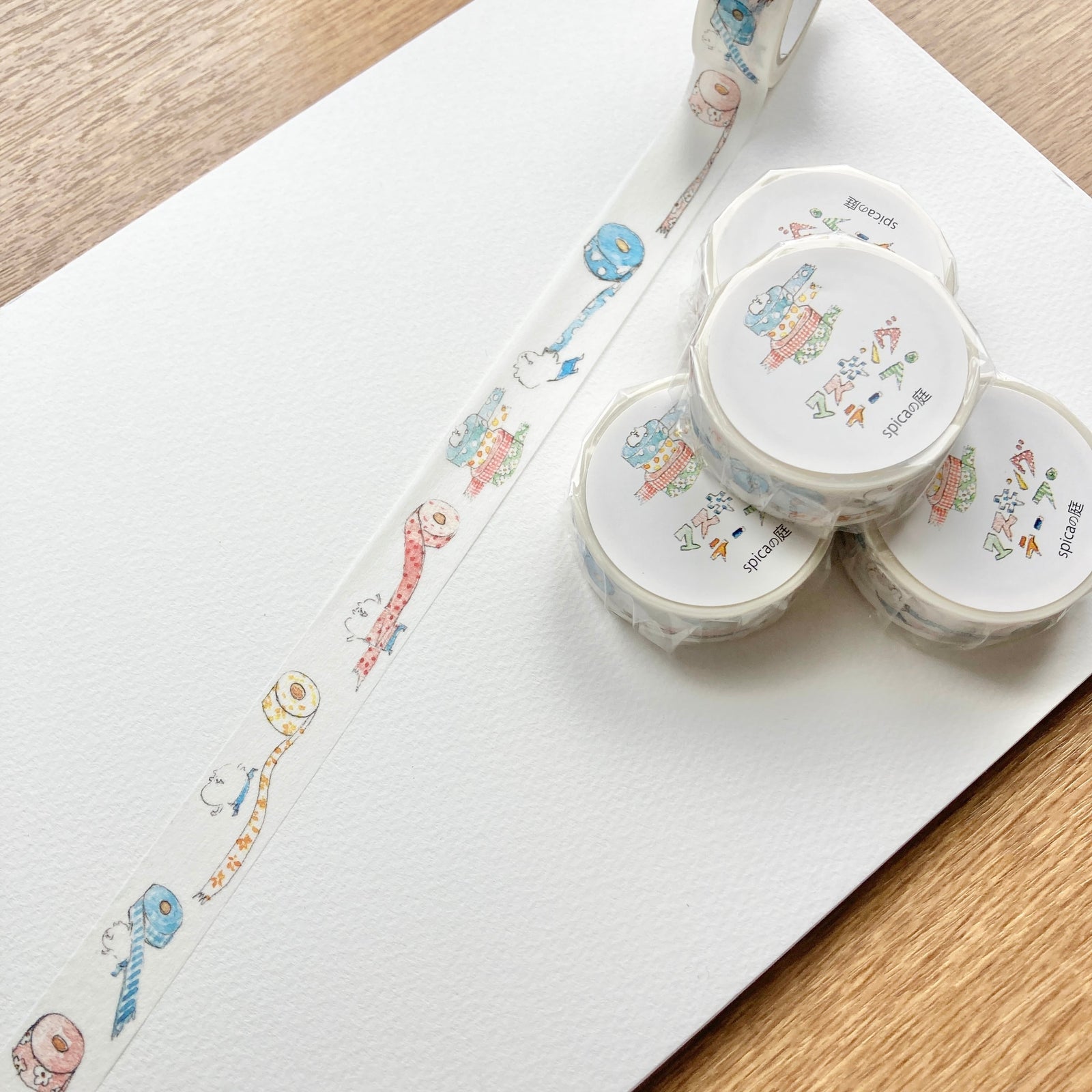 spica garden / Washi Tape -muu-chan Masking Tape SM33