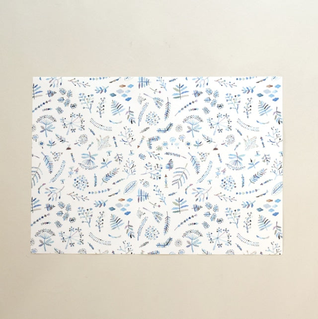 Tomoko Shinozuka / A4 Wrapping paper B / 5sheets