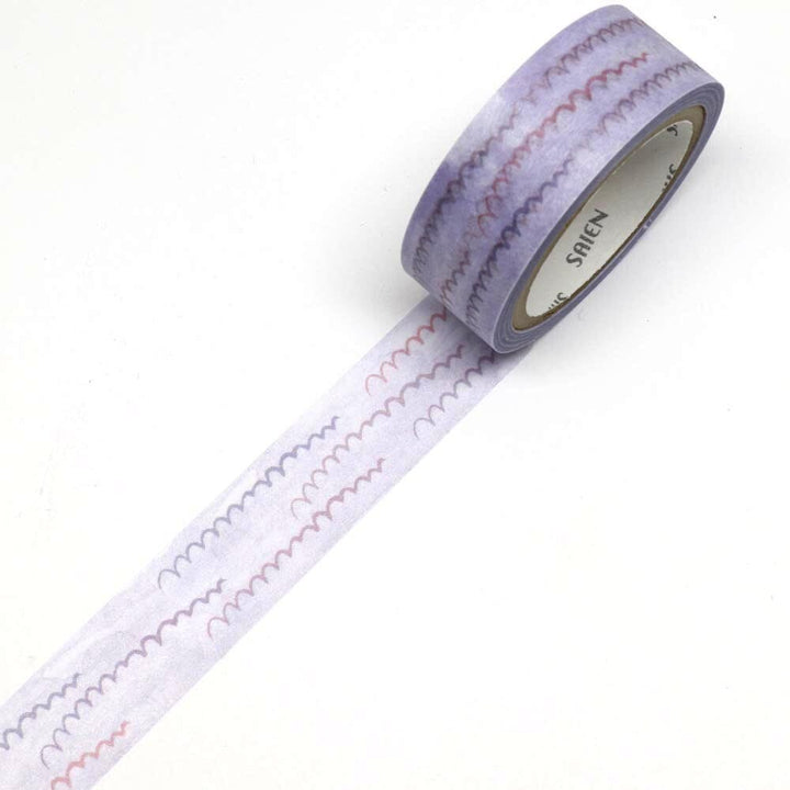 Miki Tamura / 5-Color Torn Washi Tape Art Set -Pattern