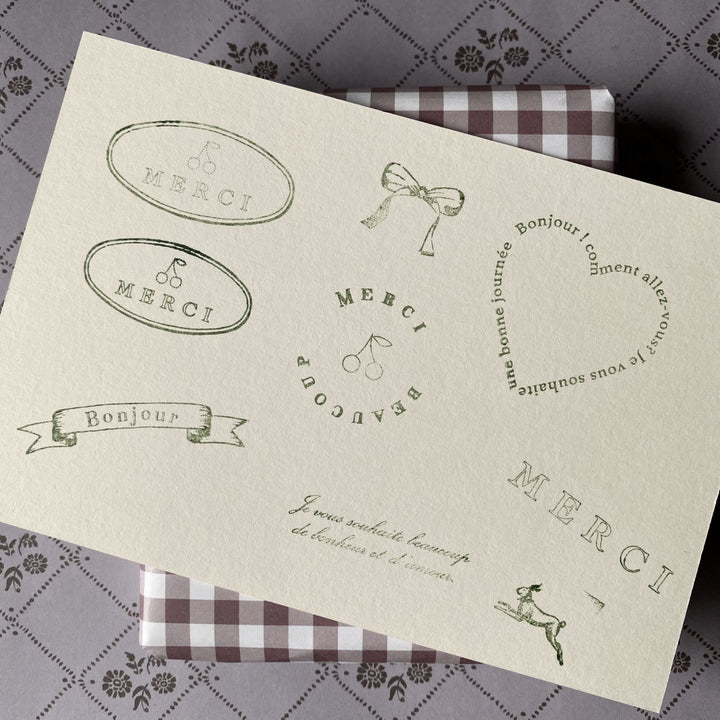 Mon petit artiste / Rubber Stamp -petit ruban