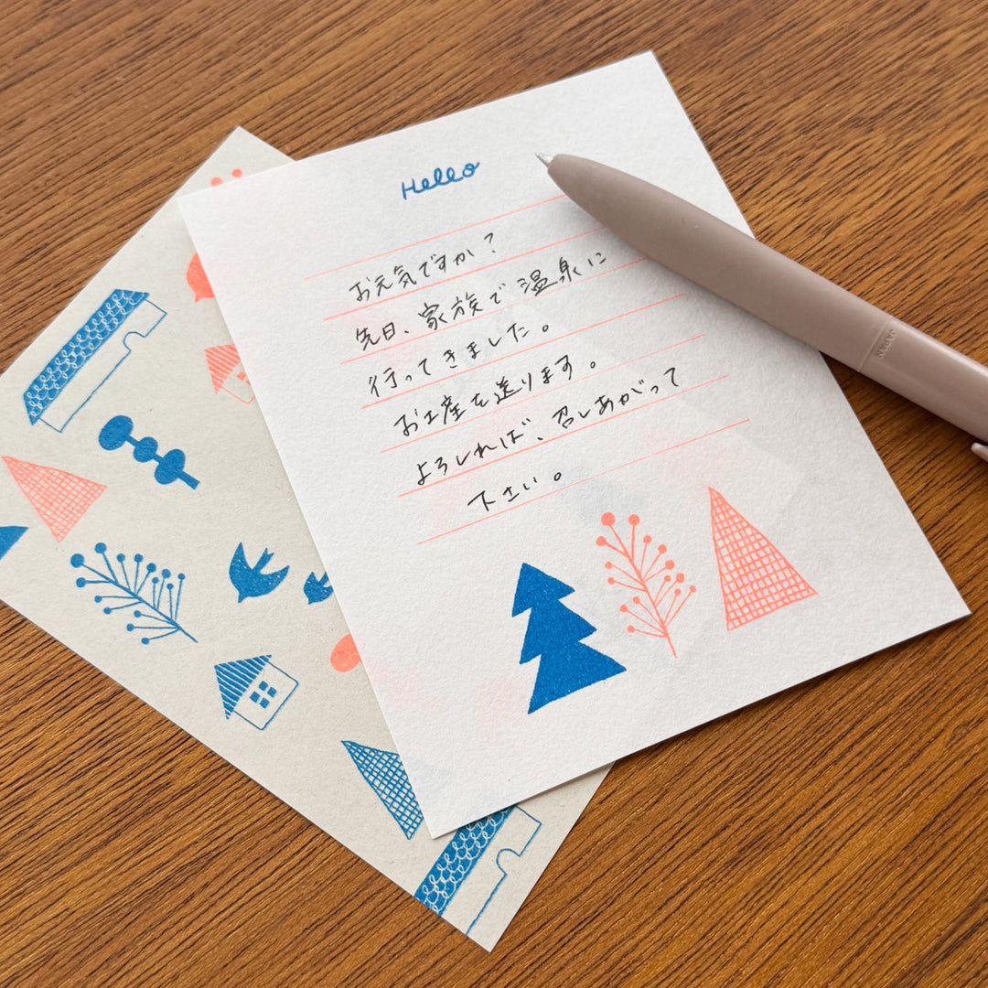 salvia x Mizushima / Small Letter Set -Hello