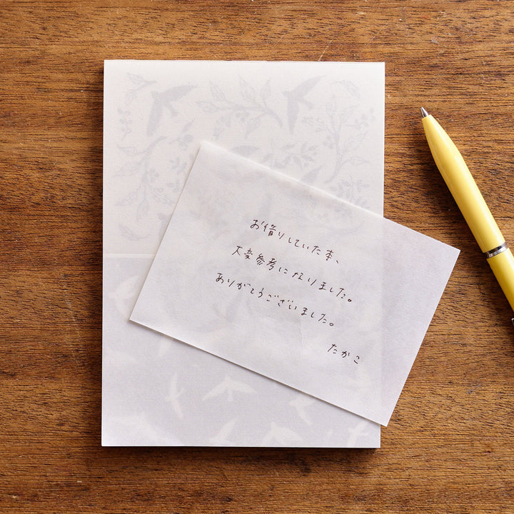 ATELIER. encle d'encle x mizushima / Perforated Memo -Bird