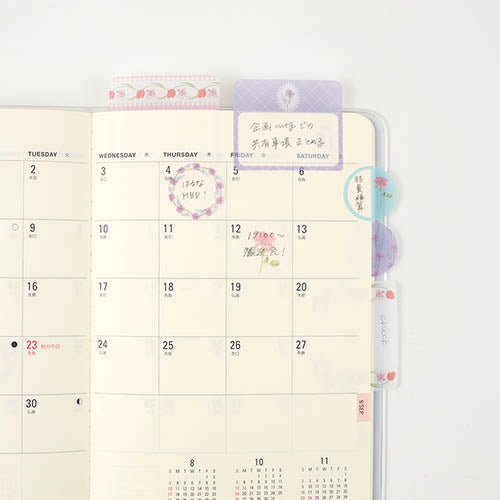 Hibiyakadan / Index Sticky Note -Rose