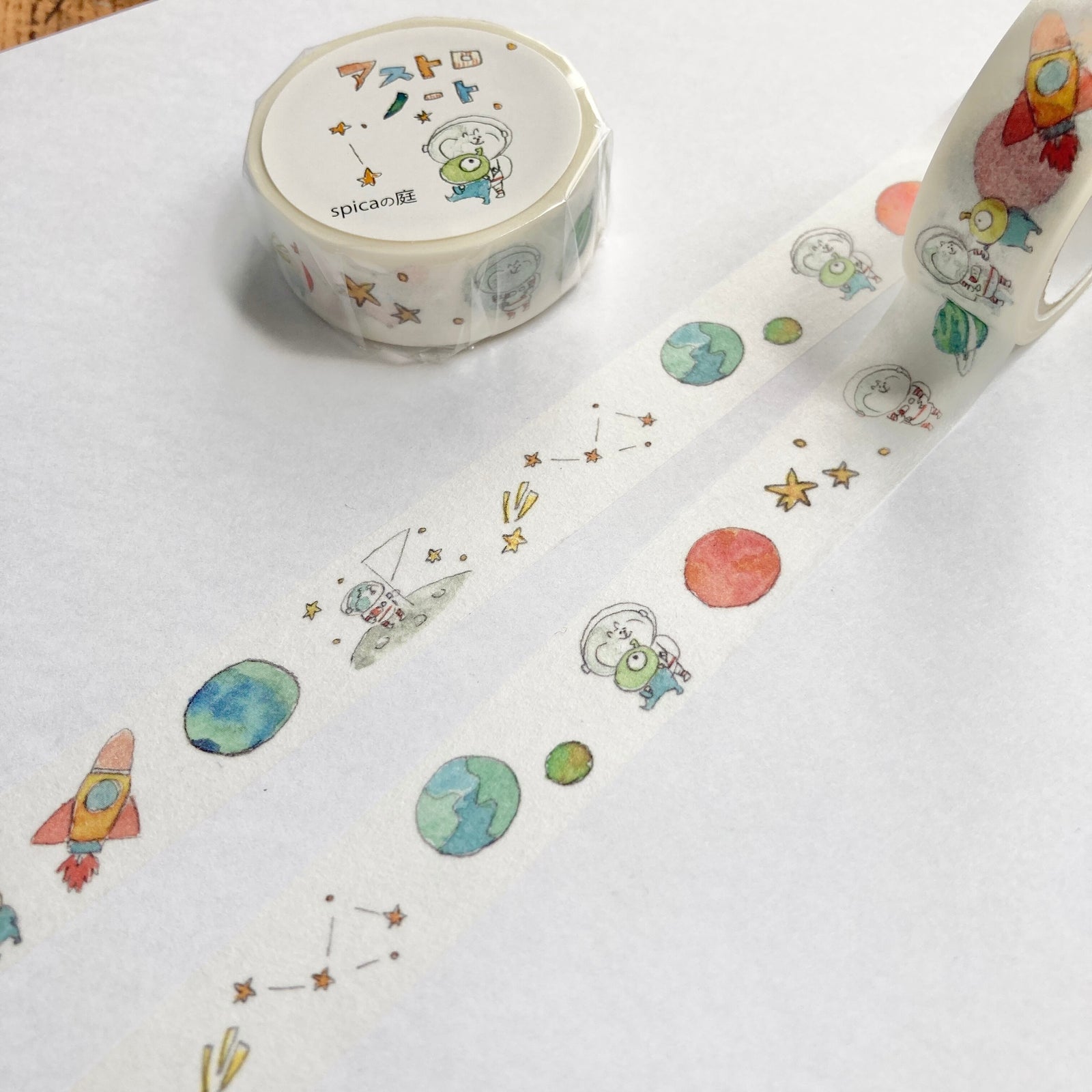spica garden / Washi Tape -muu-chan Astronaut SM39