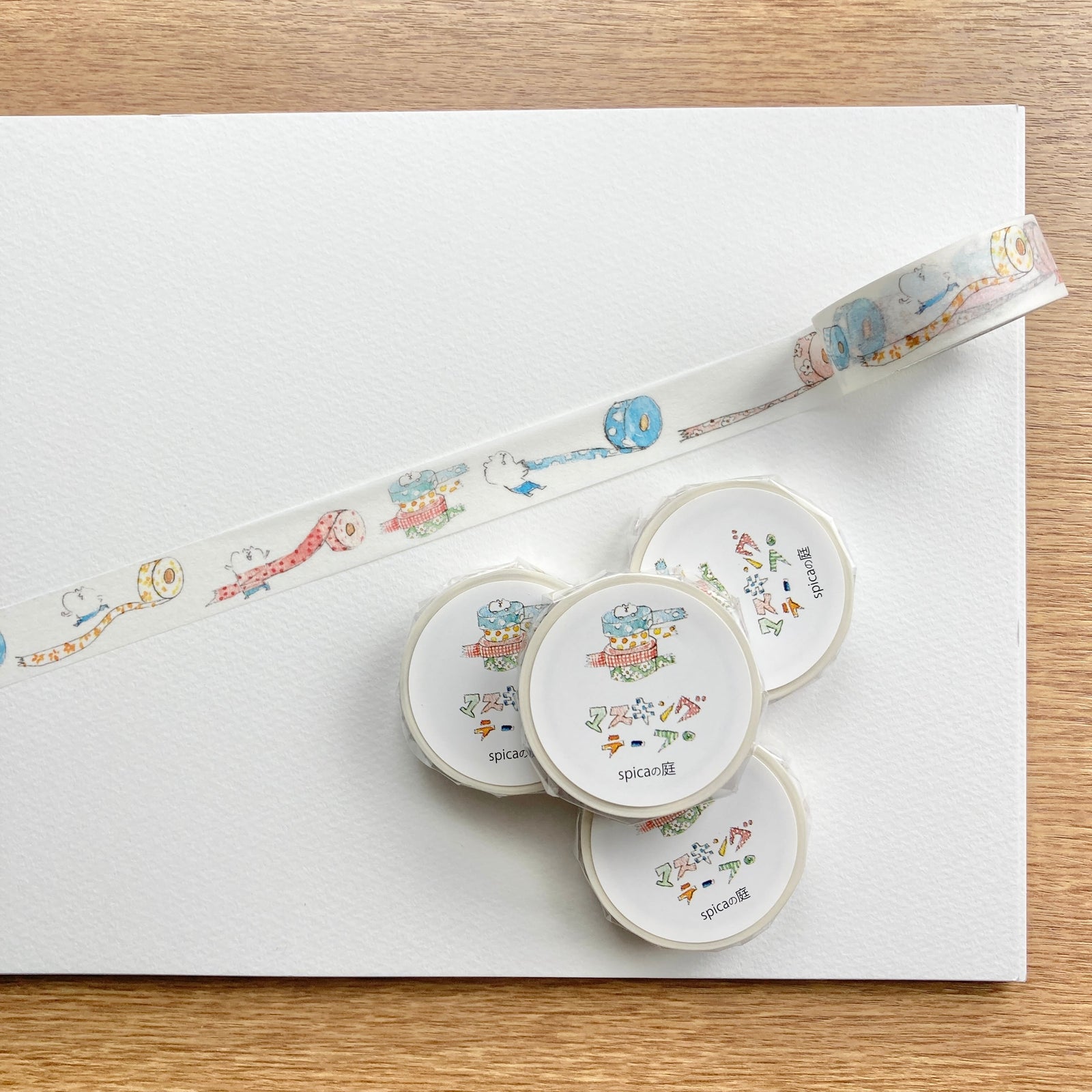spica garden / Washi Tape -muu-chan Masking Tape SM33